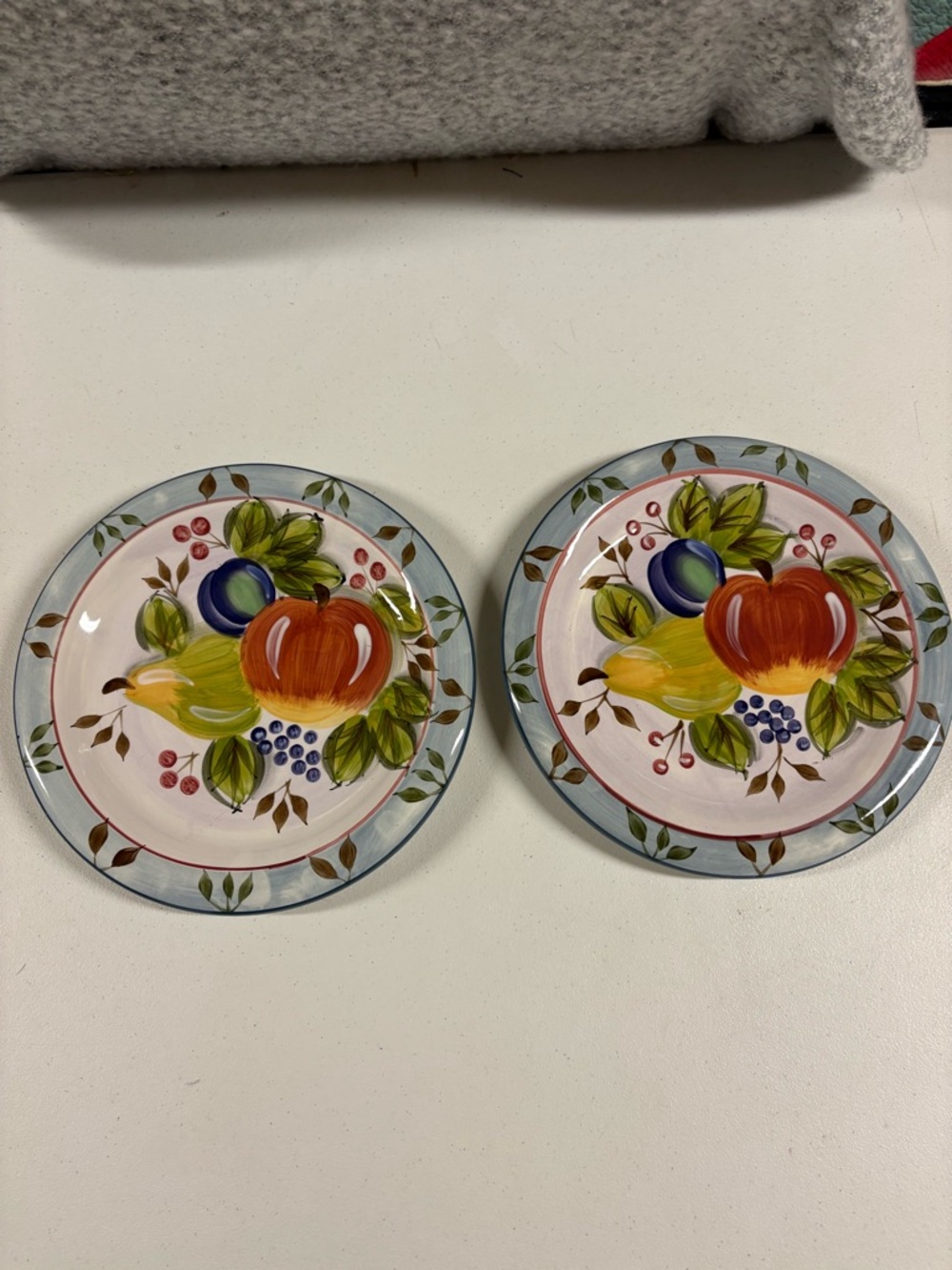 Black Forest fruits dinner plates